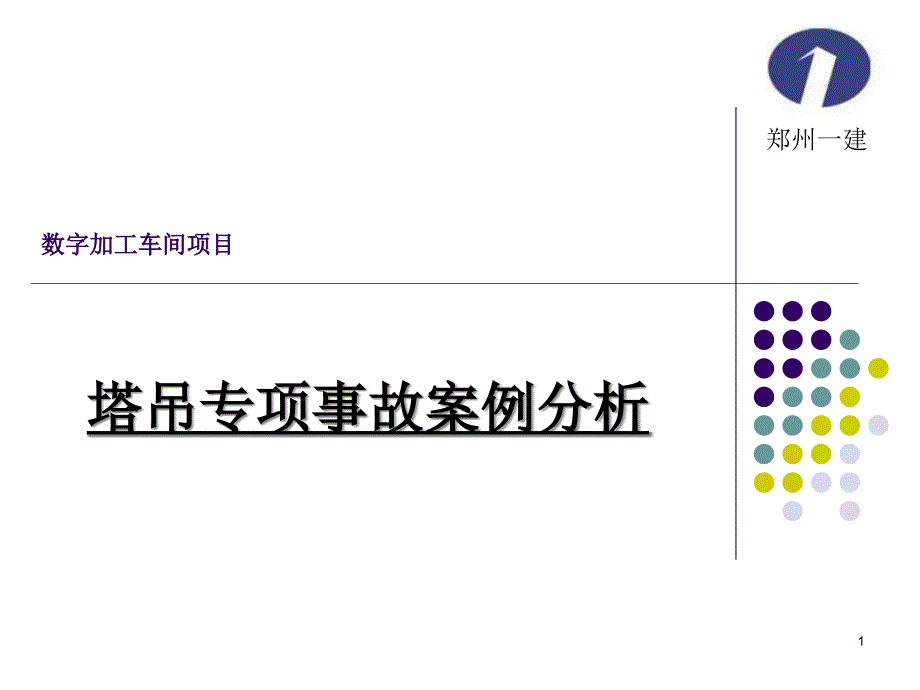 塔吊专项事故案例分析_第1页