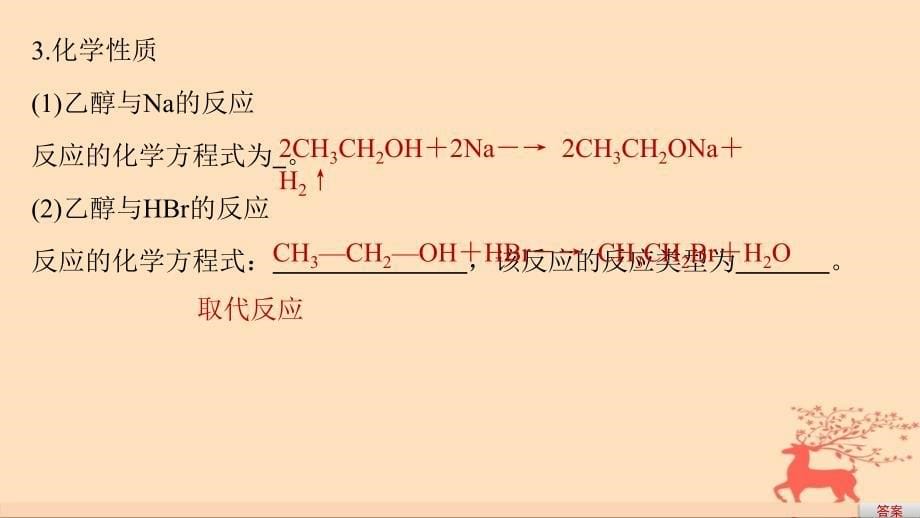 高中化学专题4烃的衍生物第二单元醇酚第1课时醇的性质和应用课件苏教版选修名师制作优质学案新_第5页