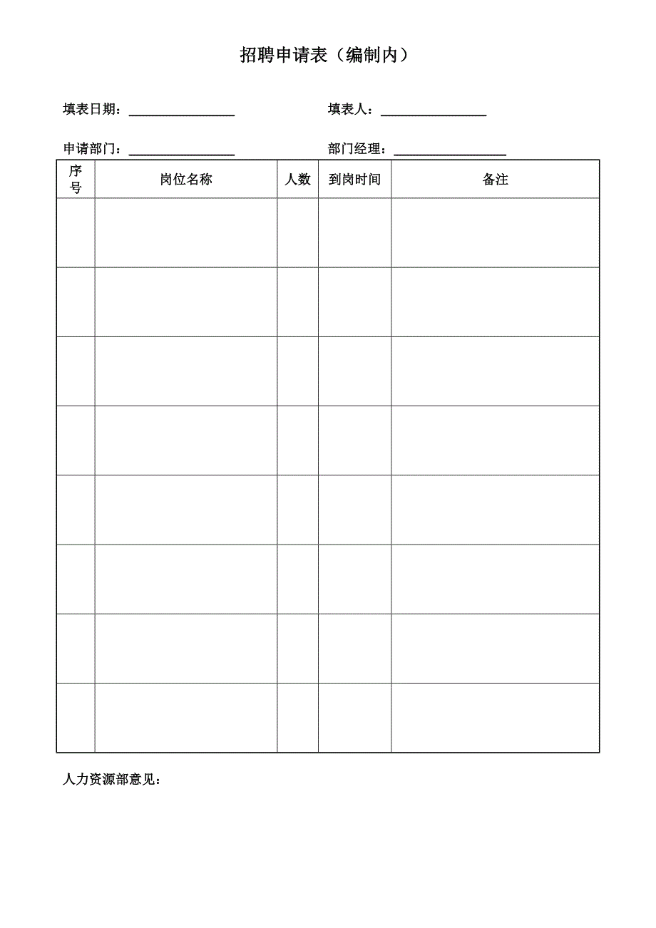 (word完整版)人事表格大全(完整版).doc_第2页