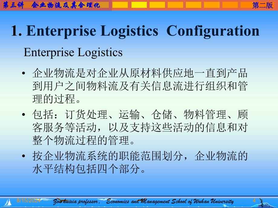 供应链物流管理03EnterpriseLogisticsandRationalization课件_第4页