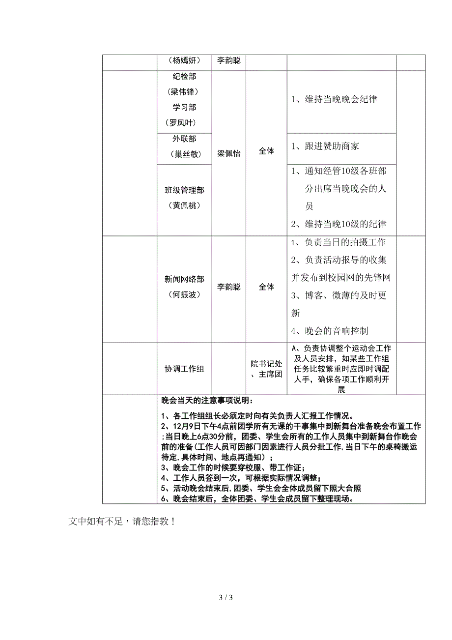 活动时间推进表 样板_第3页