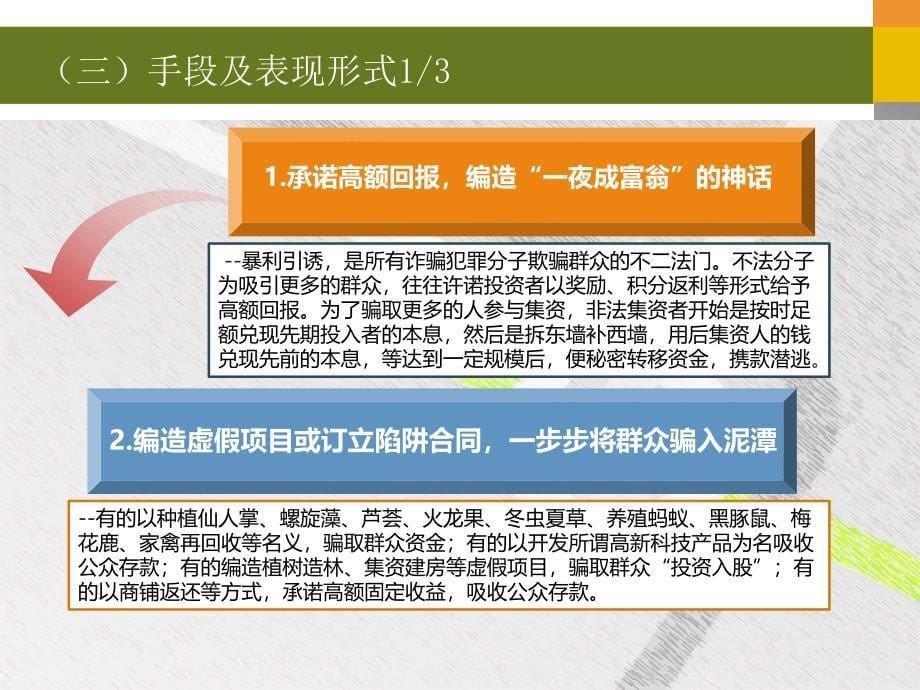 防范和处置非法集资风险教育宣导课件_第5页