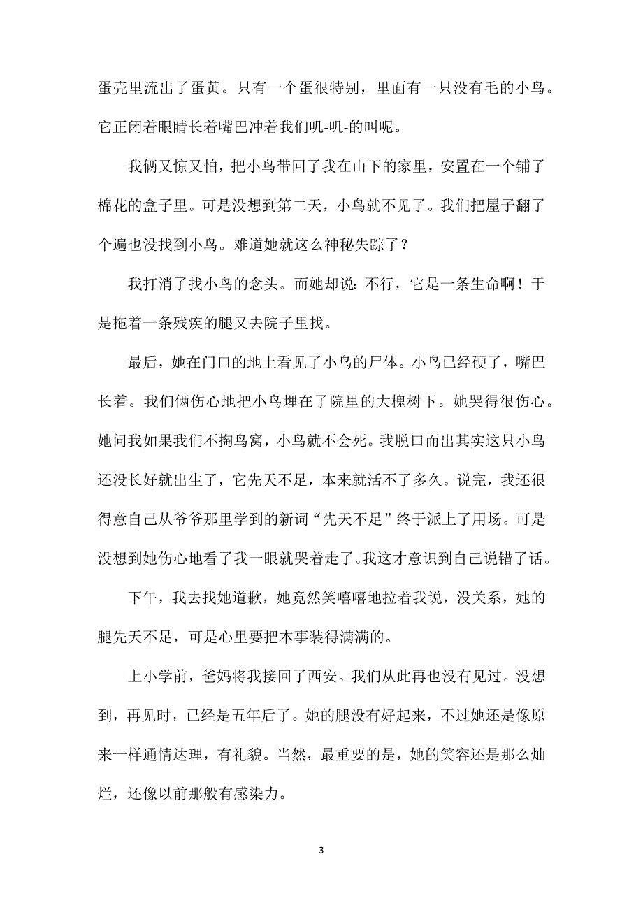 关于伙伴的初三优秀作文.doc_第3页