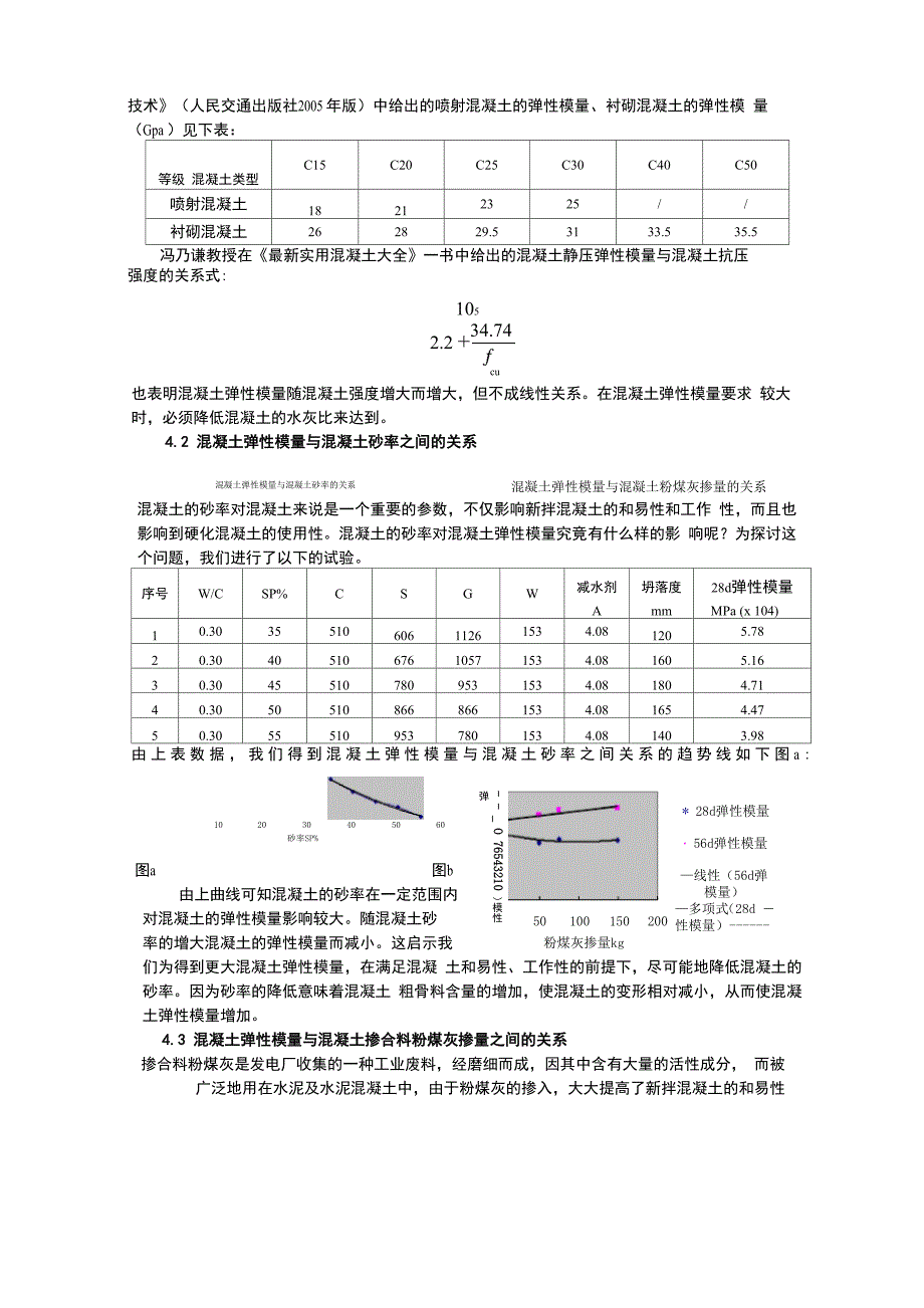 预应力混凝土弹性模量与混凝土配合比关系的探讨_第3页