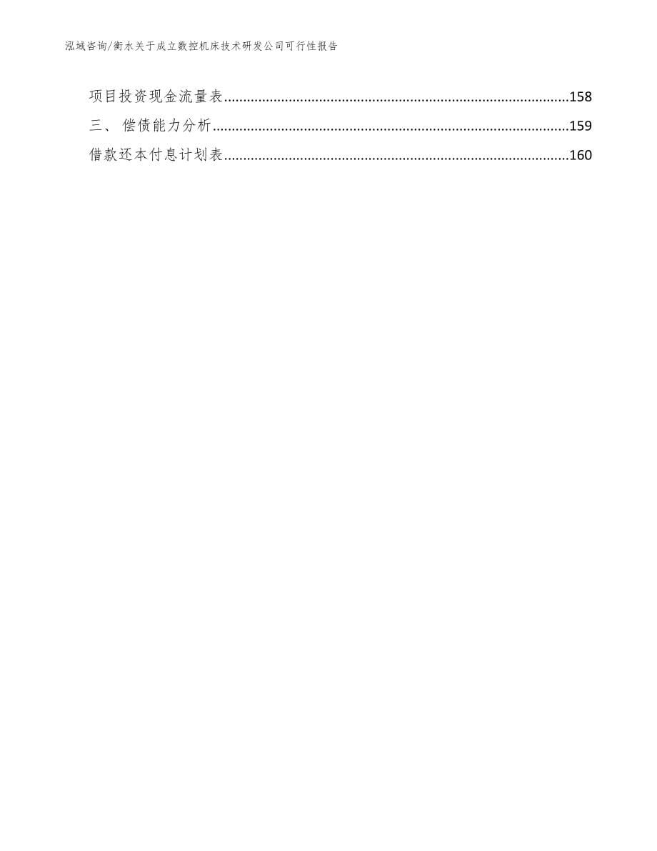 衡水关于成立数控机床技术研发公司可行性报告范文_第5页