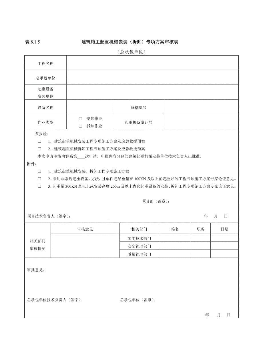 81建筑施工起重机械管理目录_第5页