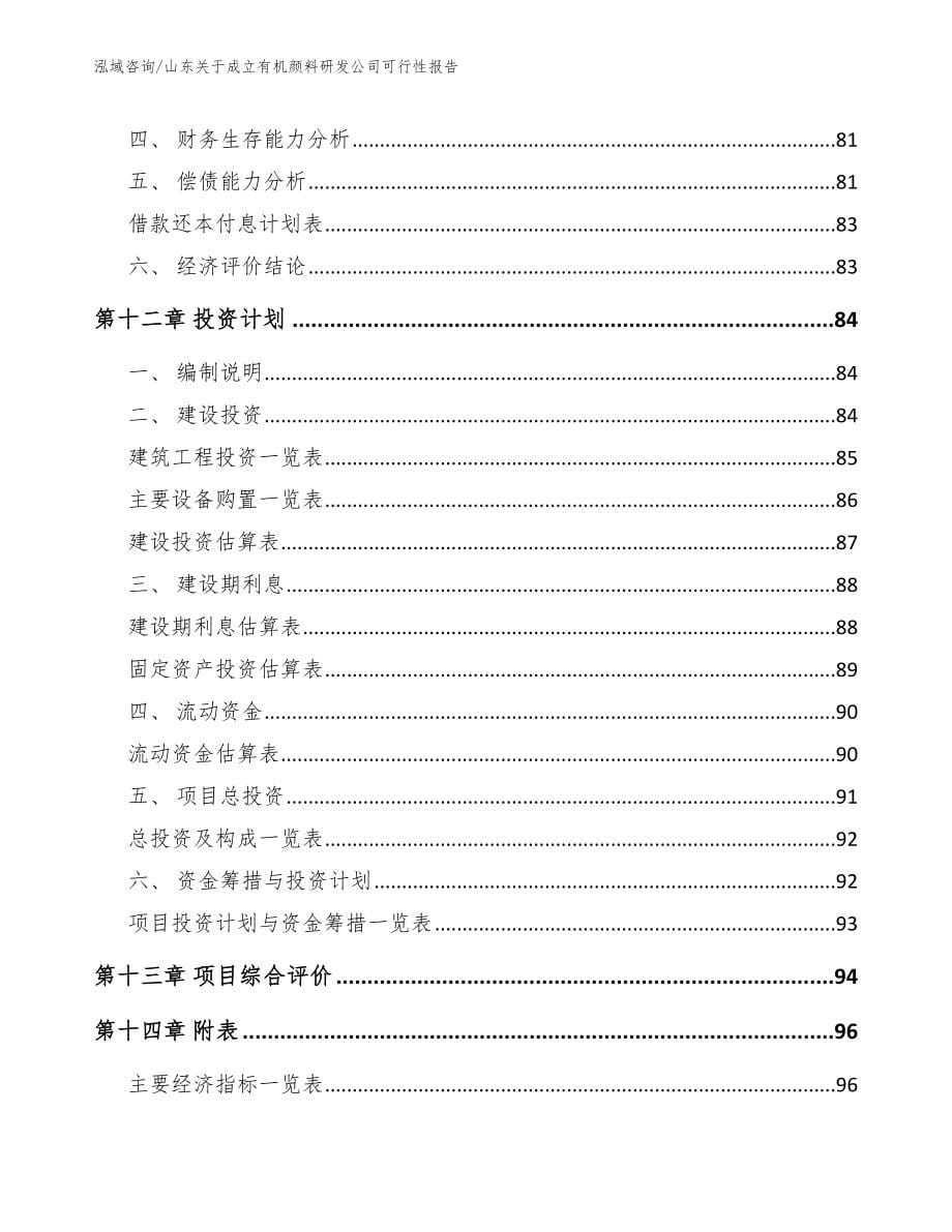 山东关于成立有机颜料研发公司可行性报告_第5页