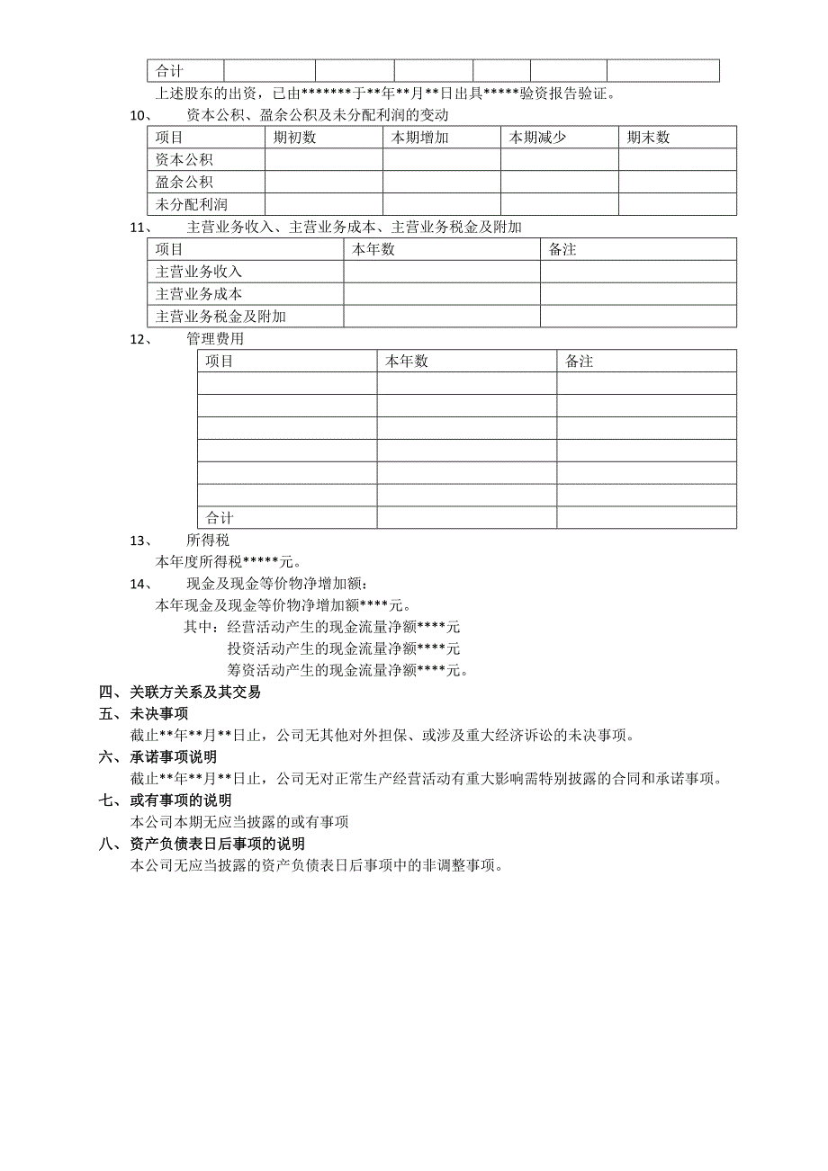 年度财务报表附注_第3页