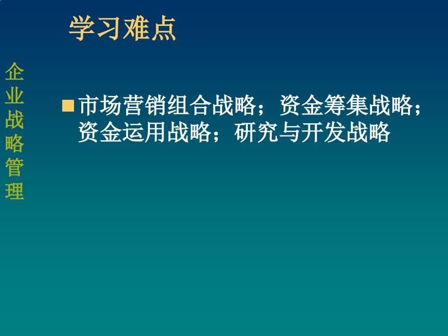 企业战略管理职能战略_第5页