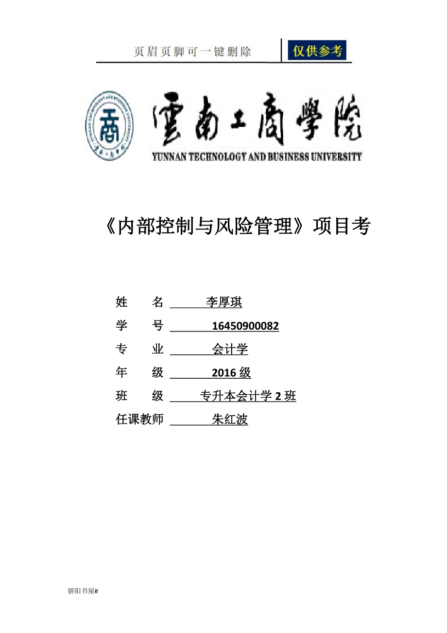 内部控制与风险管理浅析内容_第1页