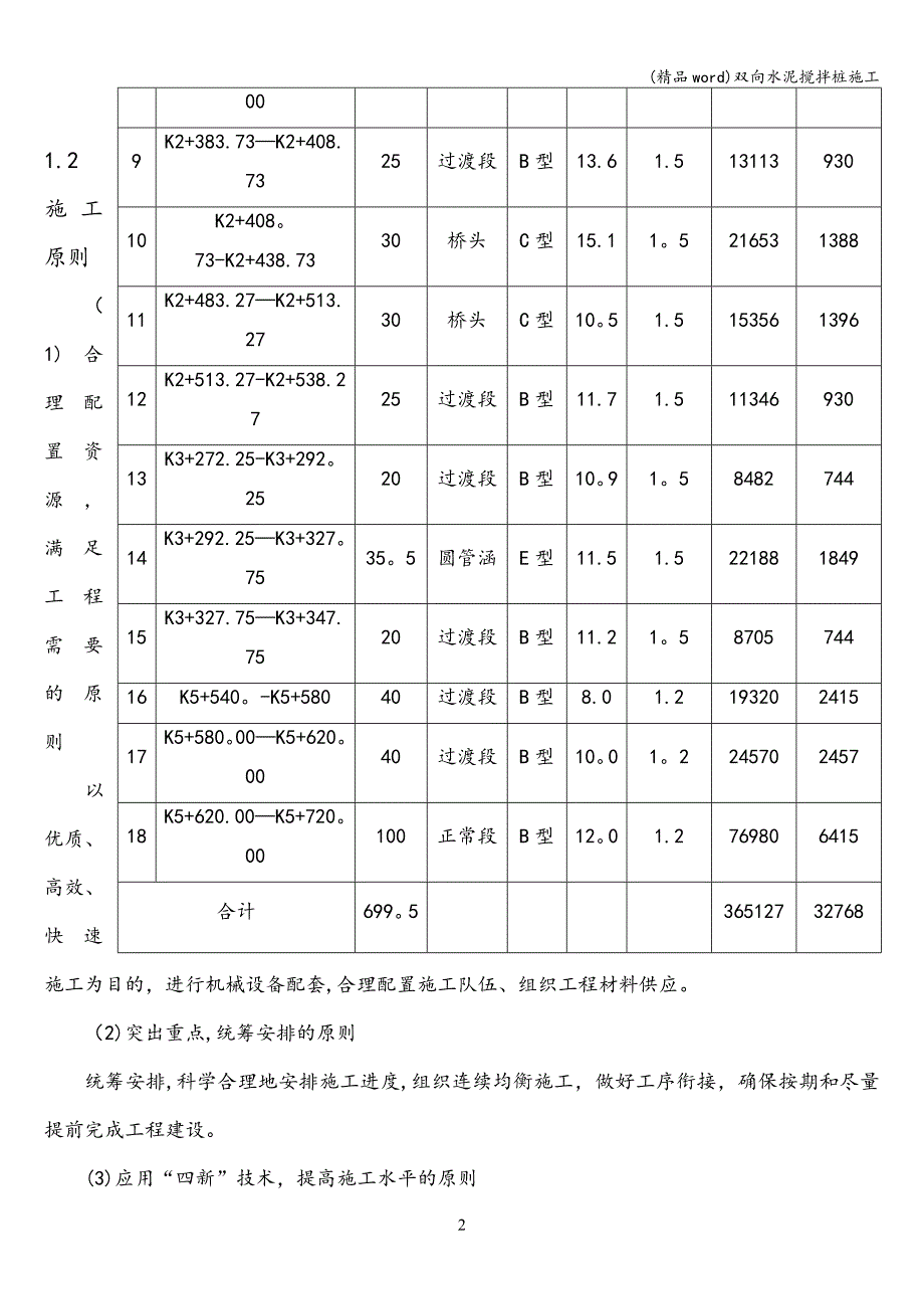 (精品word)双向水泥搅拌桩施工.doc_第3页