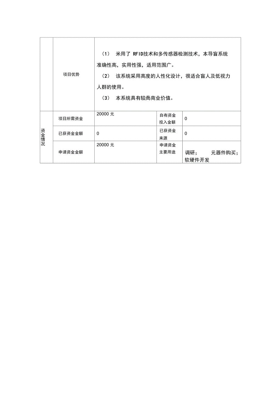 中南大学米塔尔创新项目申请书--导盲系统_第3页