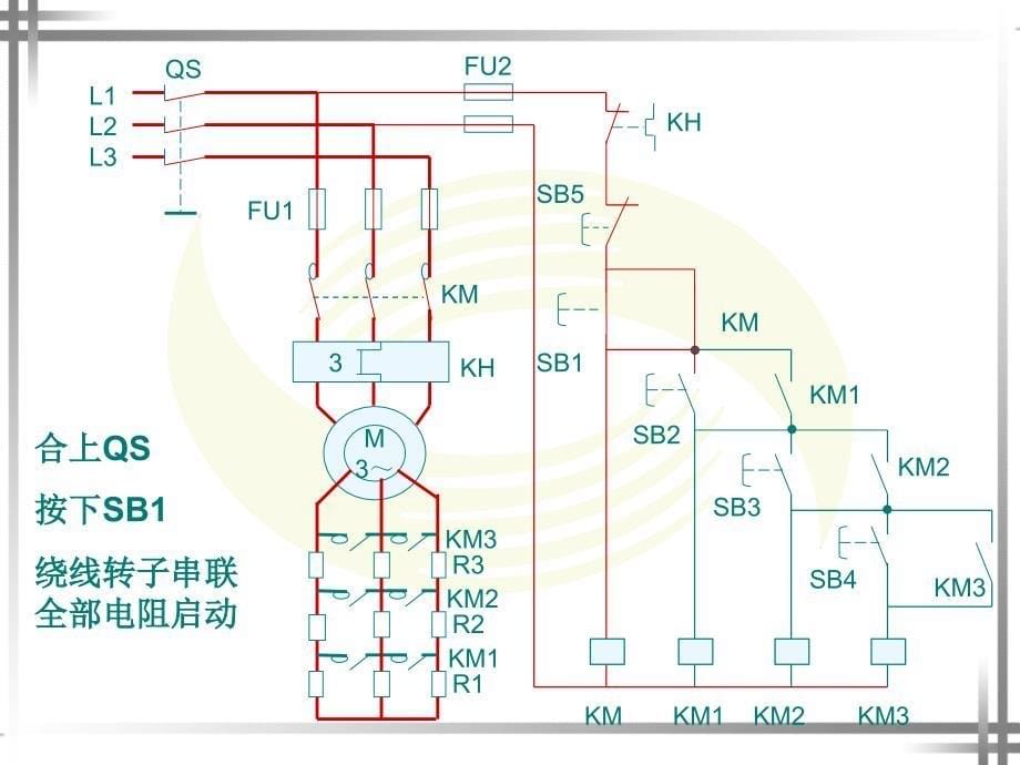 绕线转子异步电动机的控制线路PPT课件_第5页