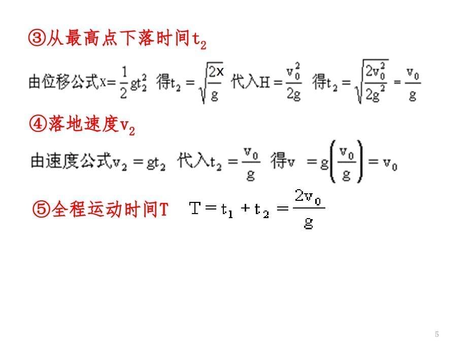 竖直方向抛体运动教案文档资料_第5页