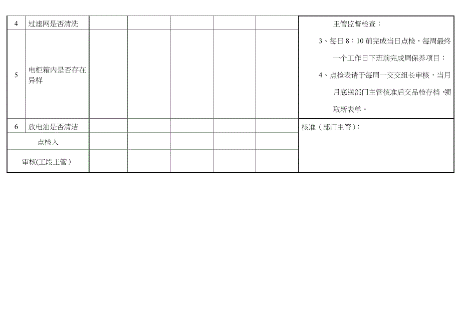 设备保养记录表_第4页