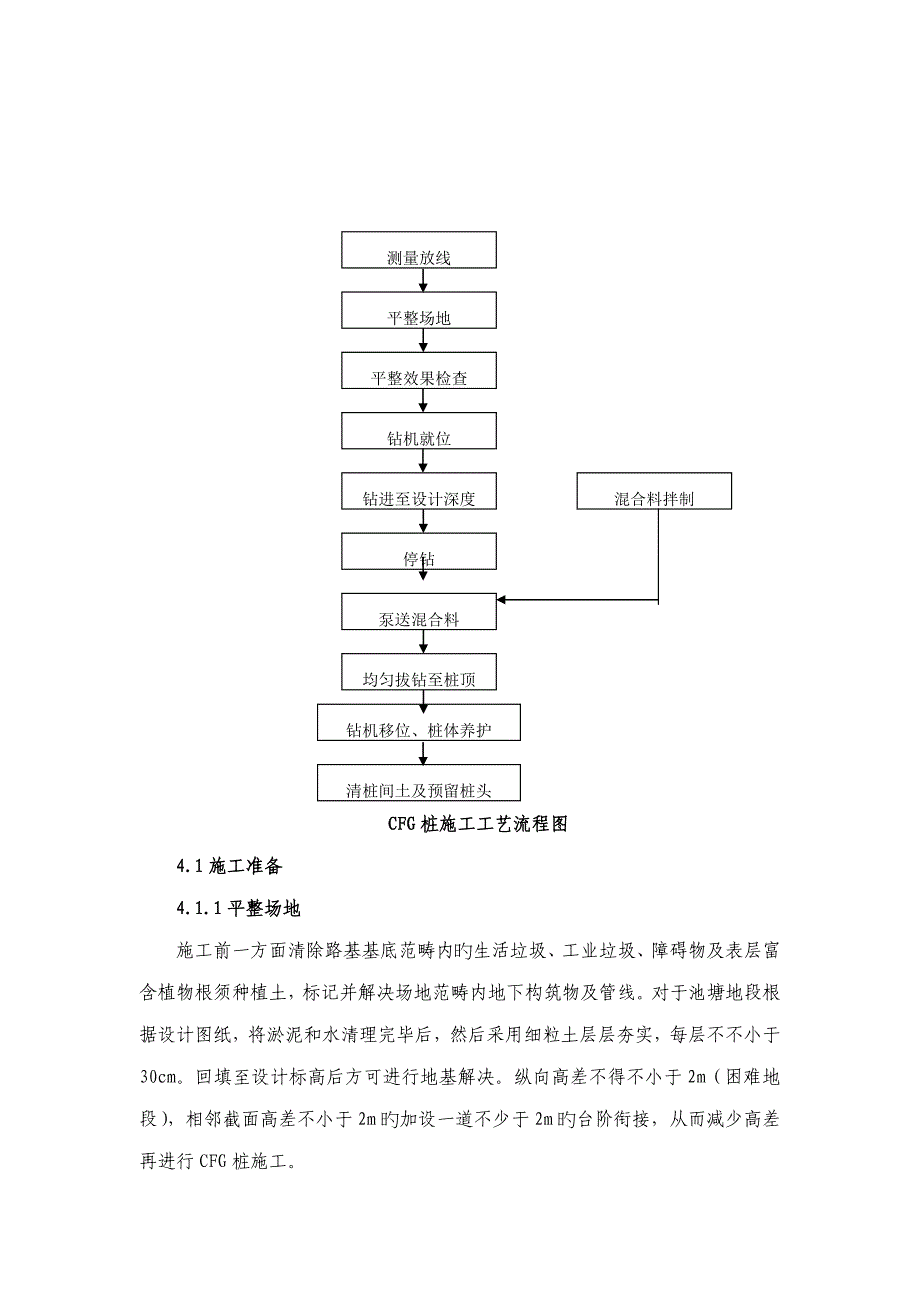 CFG桩长螺旋作业基础指导书_第3页