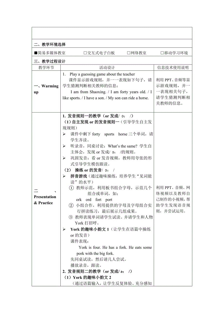 PEP 4 Unit 4 A Let’s spell教学设计_第2页