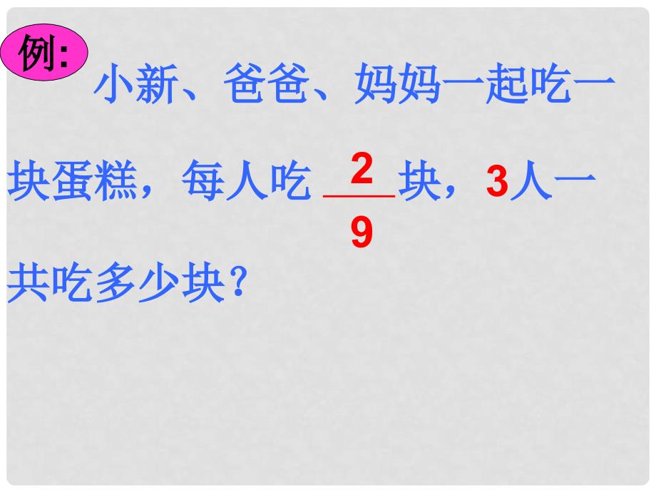 六年级数学上册 1.1 分数乘整数课件1 新人教版_第2页