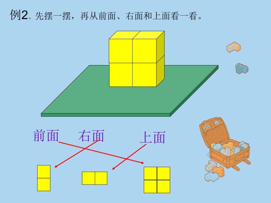 观察由几个同样大小的正方体摆成的长方体或正方体_第2页