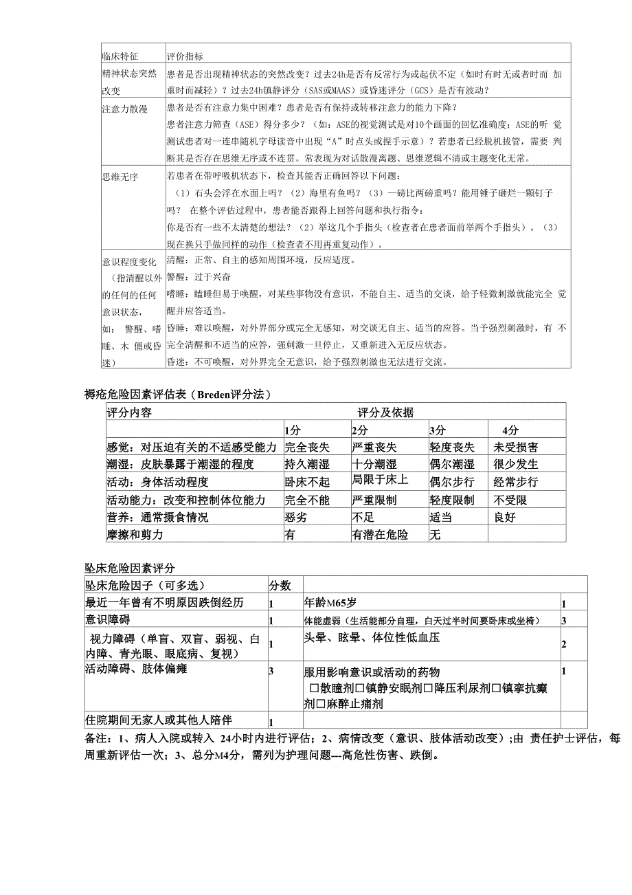 常用ICU评分及注意事项_第3页