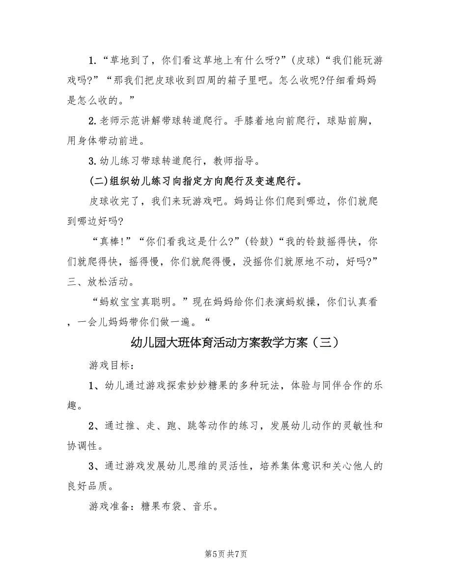 幼儿园大班体育活动方案教学方案（三篇）.doc_第5页