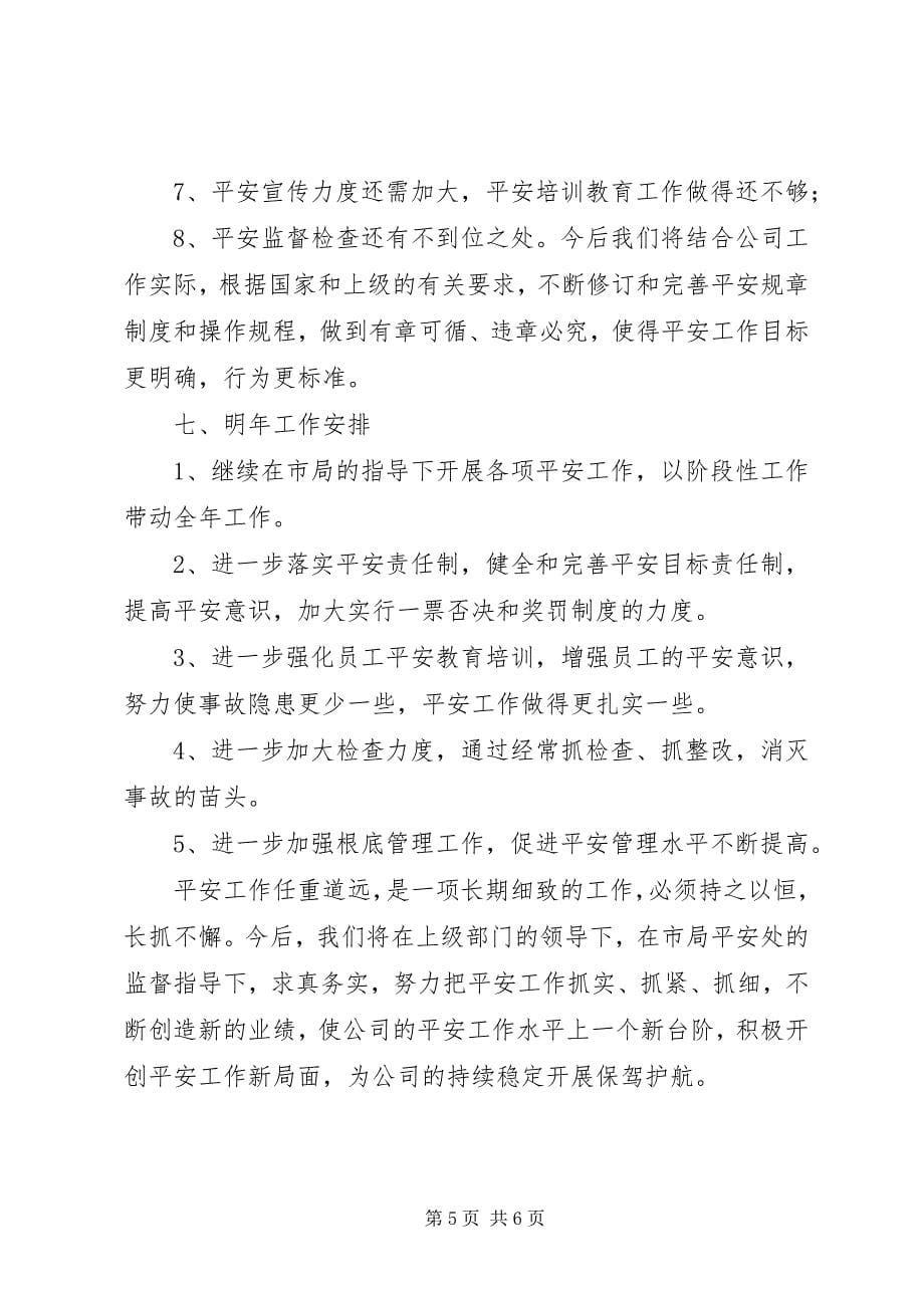 2023年汽运公司安全生产工作总结.docx_第5页