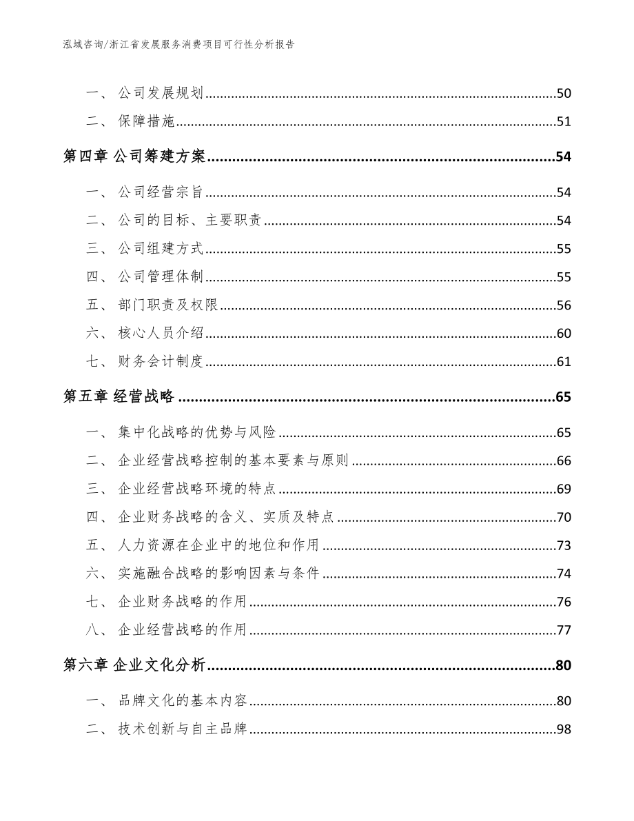 浙江省发展服务消费项目可行性分析报告模板范本_第3页