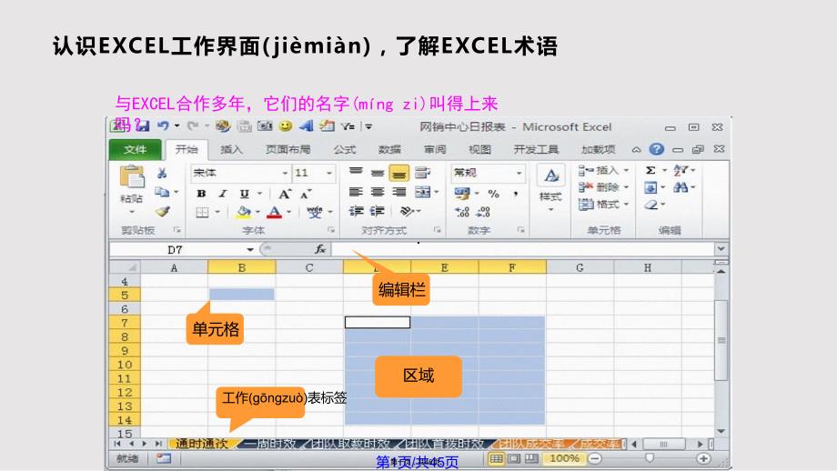 Excel2010培训教程实用教案_第1页