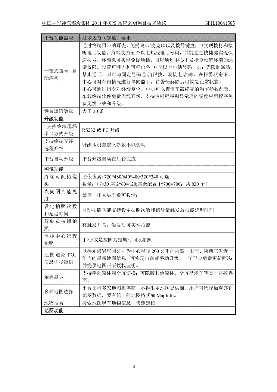 GPS系统采购项目技术协议_第3页