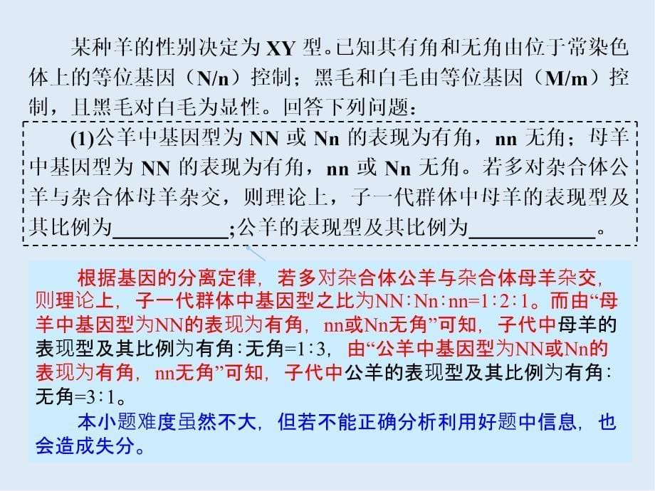 高考生物通用版酷练二轮专题复习课件：专题三 串讲二 遗传规律、伴性遗传 第3课时_第5页