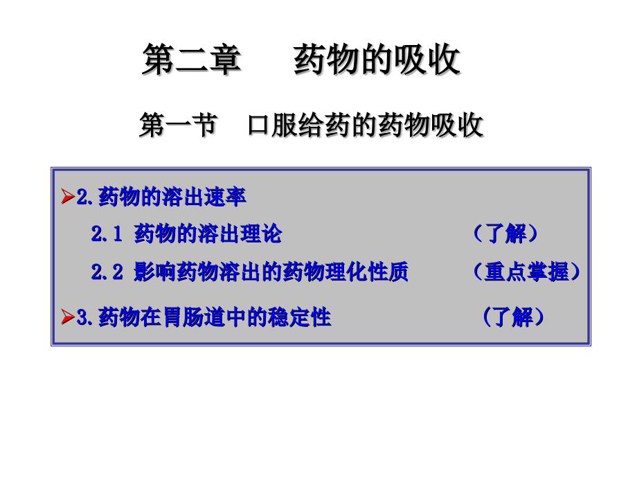 药物的溶出速率及其影响因素_第1页