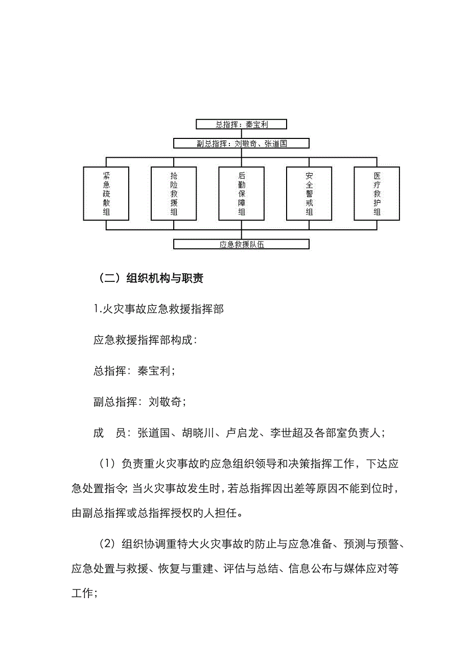 2023年火灾事故专项应急预案完_第3页