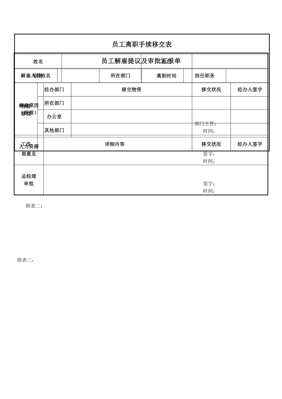 公司员工离职手续细则流程表格_第4页