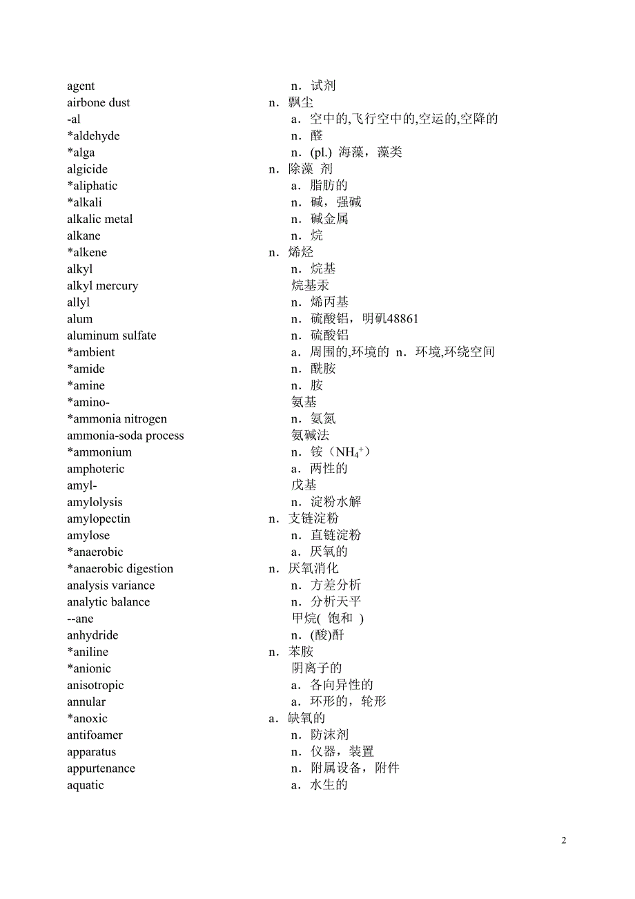 环境化学类词汇表.doc_第2页