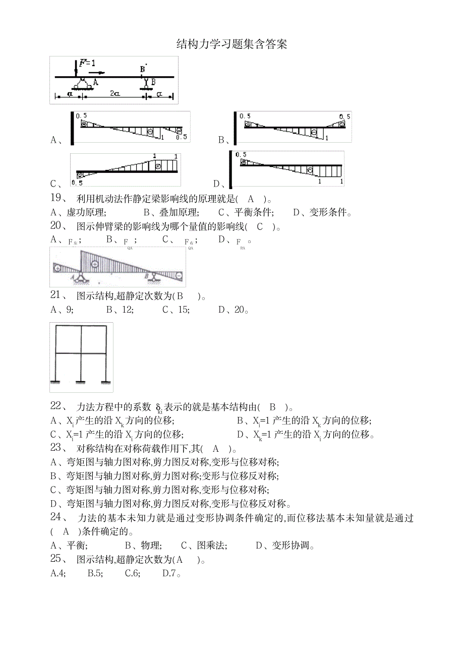 2023年结构力学习题集含超详细解析超详细解析答案_第4页