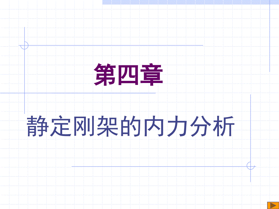 第四章结构力学静定刚架的内力分析_第1页