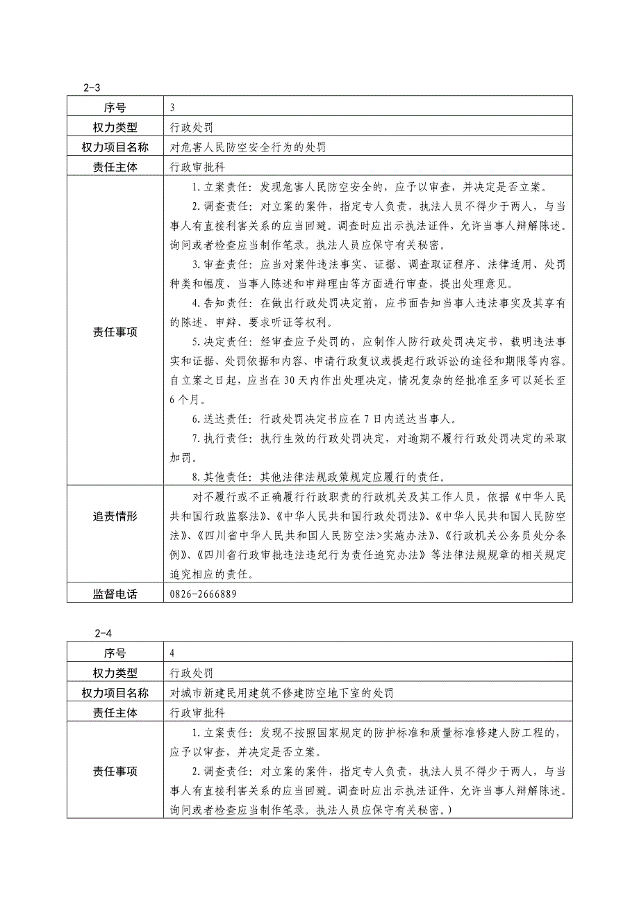 广安人民防空办公室主体责任清单.DOC_第3页