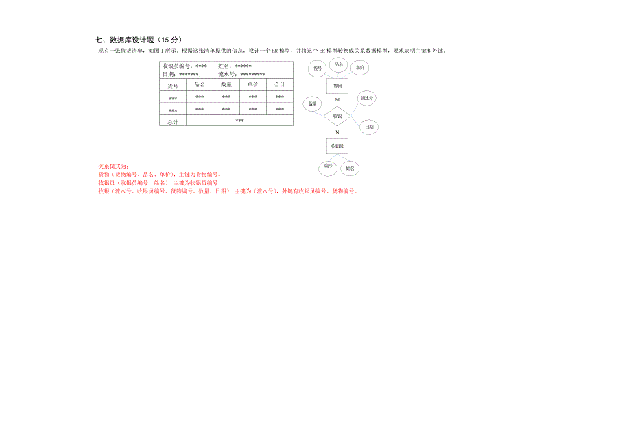 计07 数据库 考试试卷(A卷)_第4页