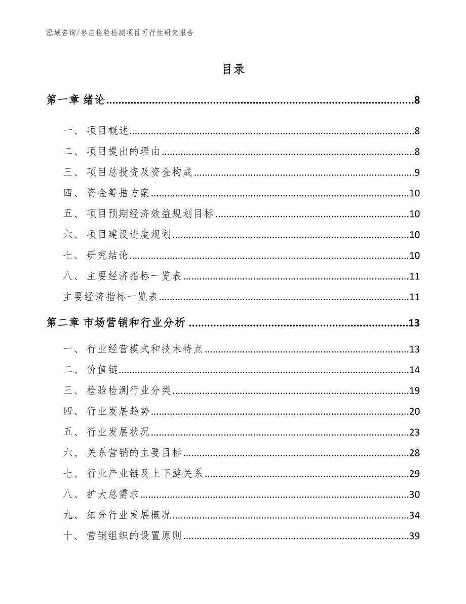 枣庄检验检测项目可行性研究报告【模板】_第2页