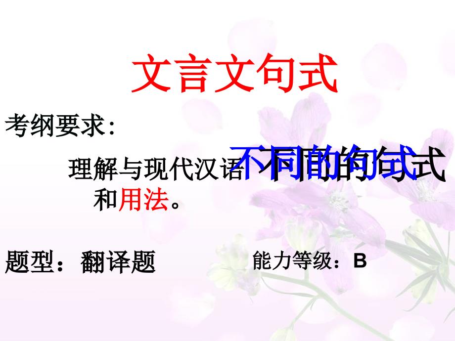 语文倒装句公开课文言文复习专题之文言文句式_第4页