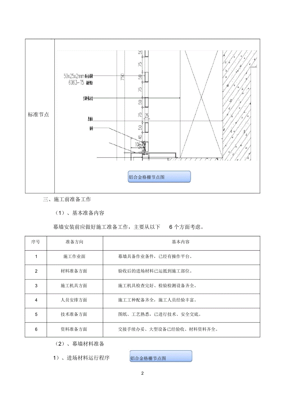 铝合金格栅工程施工设计方案_第4页