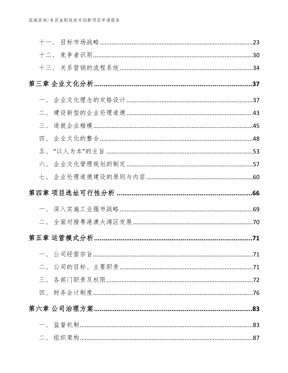 来宾金刚线技术创新项目申请报告【模板】_第2页