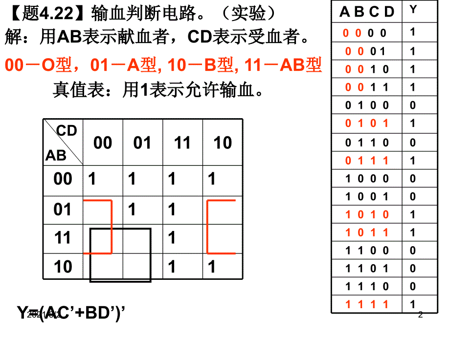 作业答案第4章组合电路作业题答案_第2页