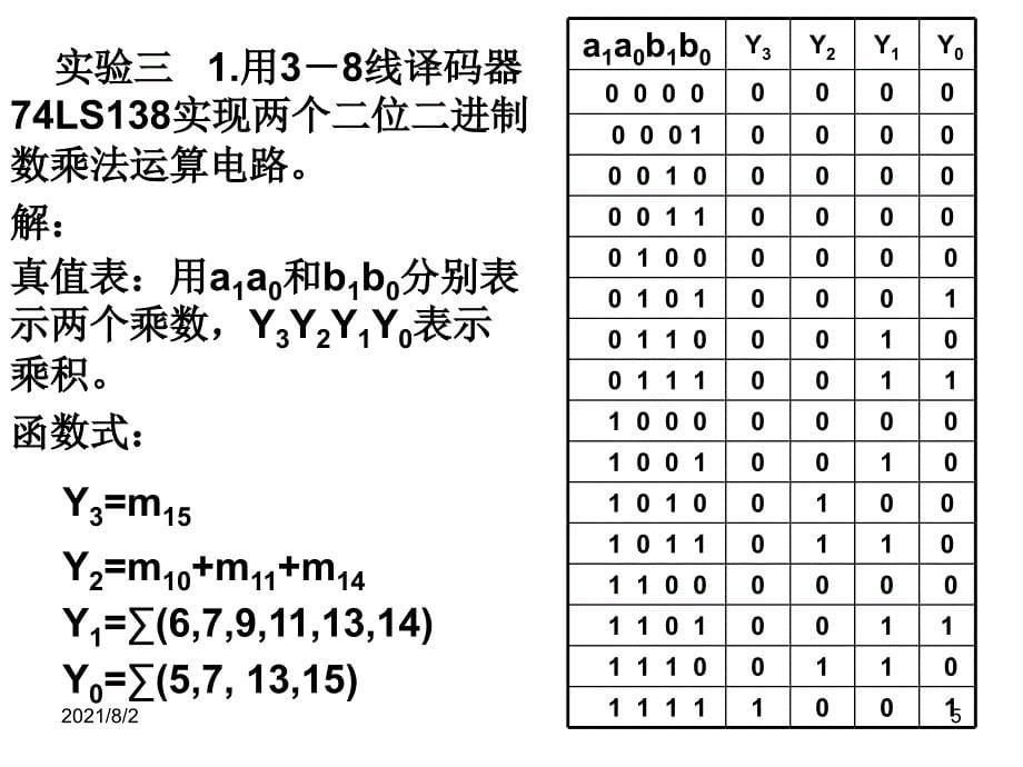 作业答案第4章组合电路作业题答案_第5页