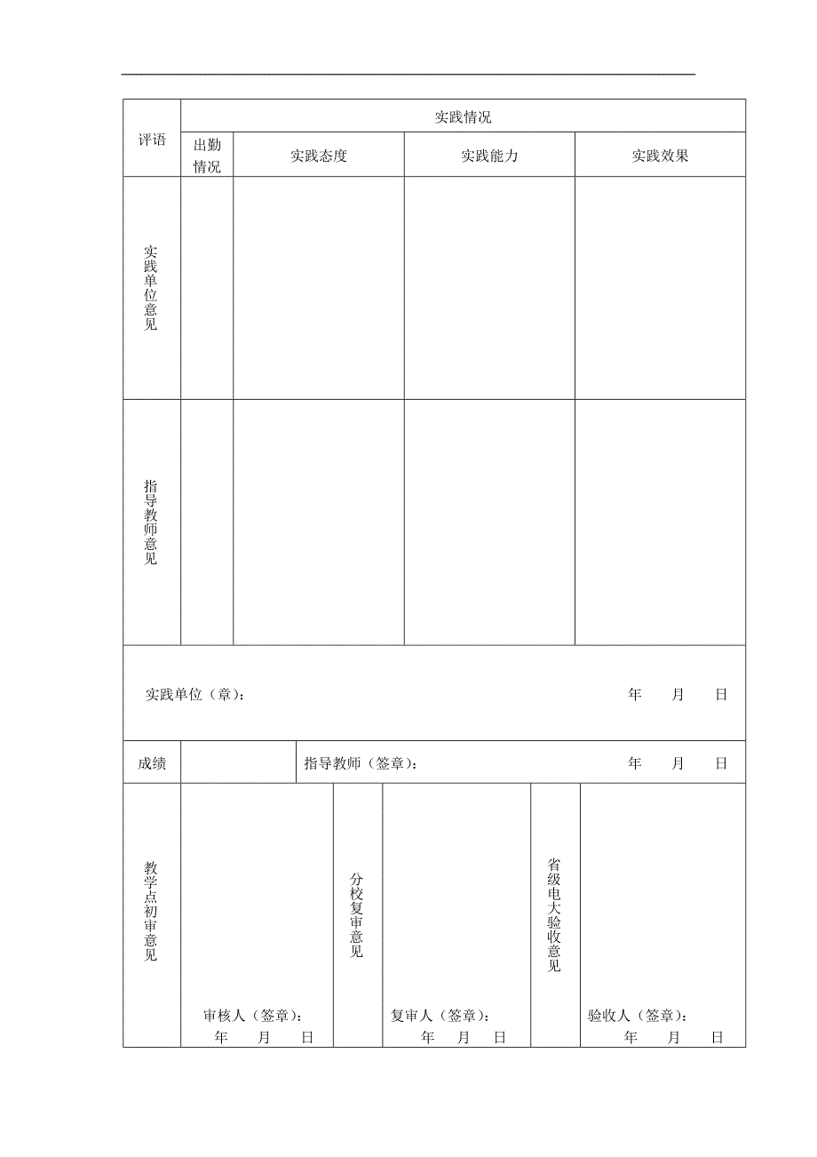 学生社会实践考核表.doc_第2页