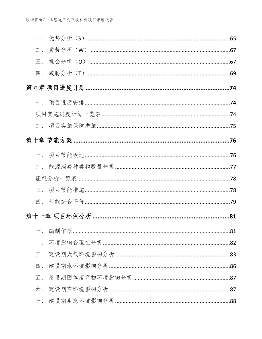 中山锂电三元正极材料项目申请报告（范文）_第3页