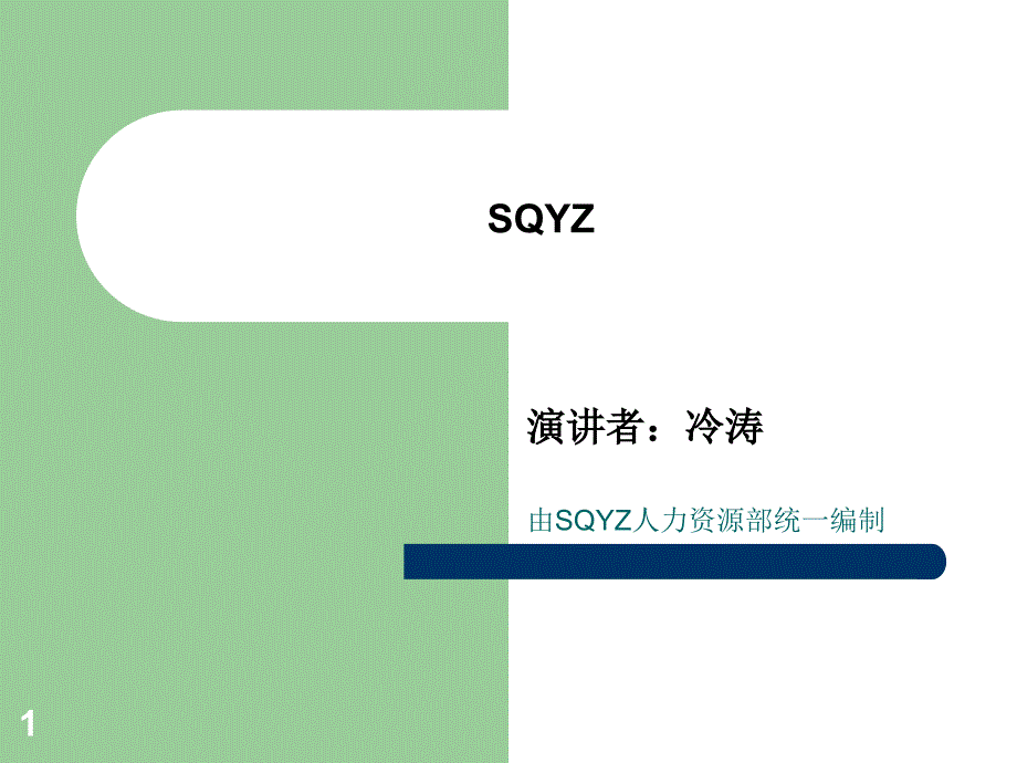 SQYZ公司中高层管理者绩效考核体系_第1页