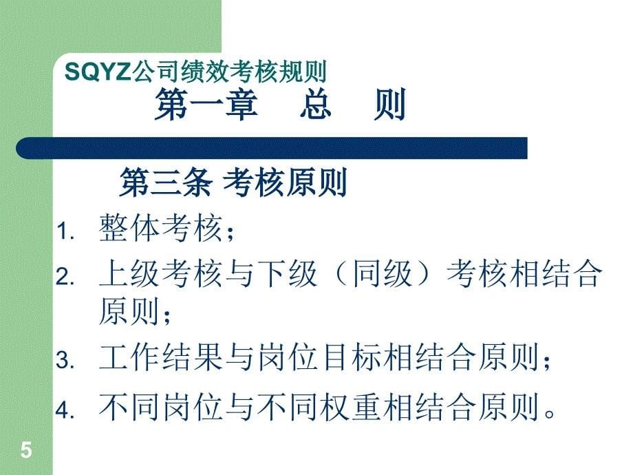 SQYZ公司中高层管理者绩效考核体系_第5页