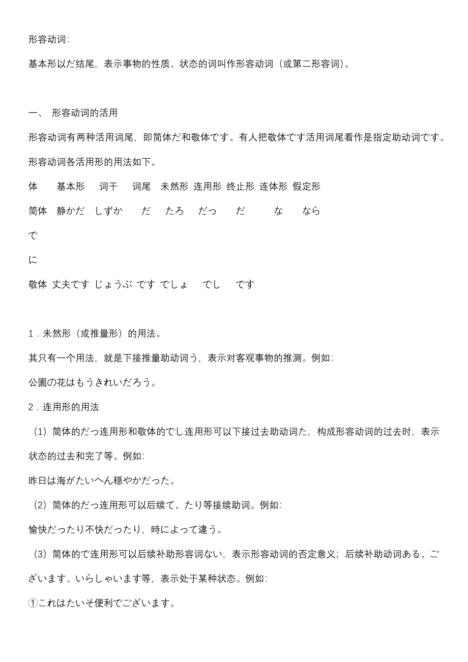 日语单词形态整理.doc_第1页