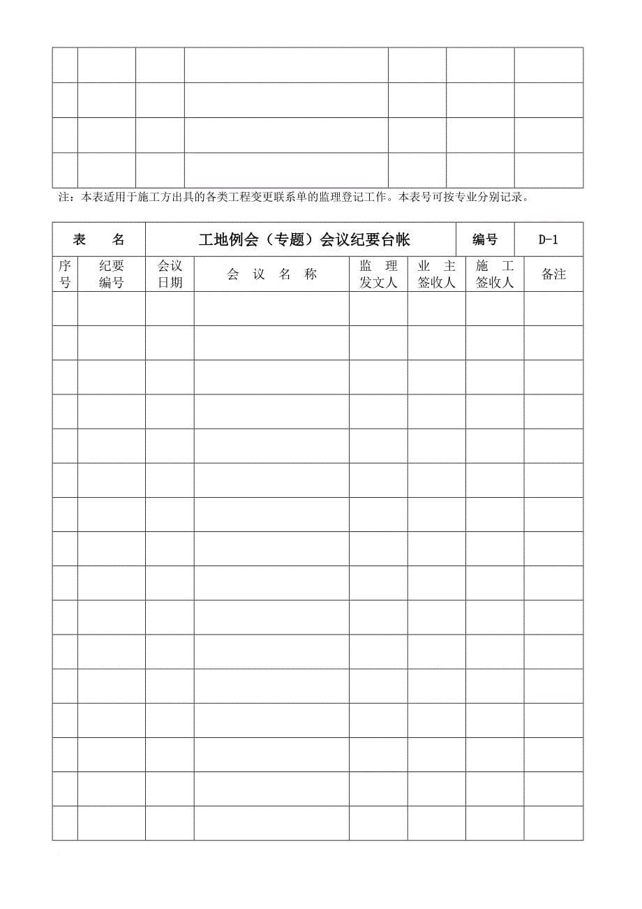 监理单位质量控制台帐_第5页